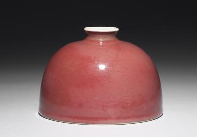 图片[2]-Bulbous vase with flat base in copper-red glaze, Qing dynasty, Kangxi reign (1662-1722)-China Archive